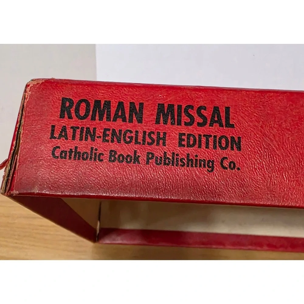 Vintage 1967 Latin/English Sacramentary Alter Missal Dominican Rite New Orleans